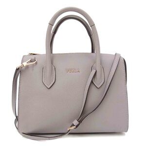 Furla 2way Handbag Beige Tan